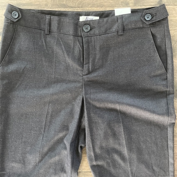 Bass & Company Slate Grey Stretch Pant, size 12 Short - Picture 8 of 11